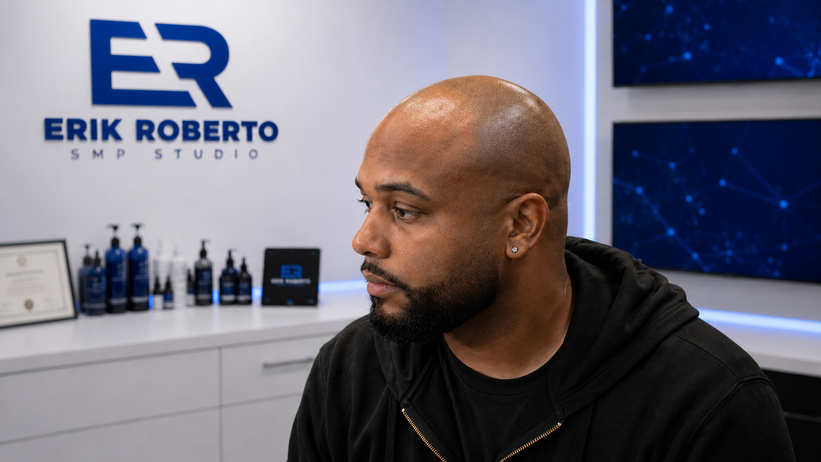 Hairline restoration and density with scalp micropigmentation